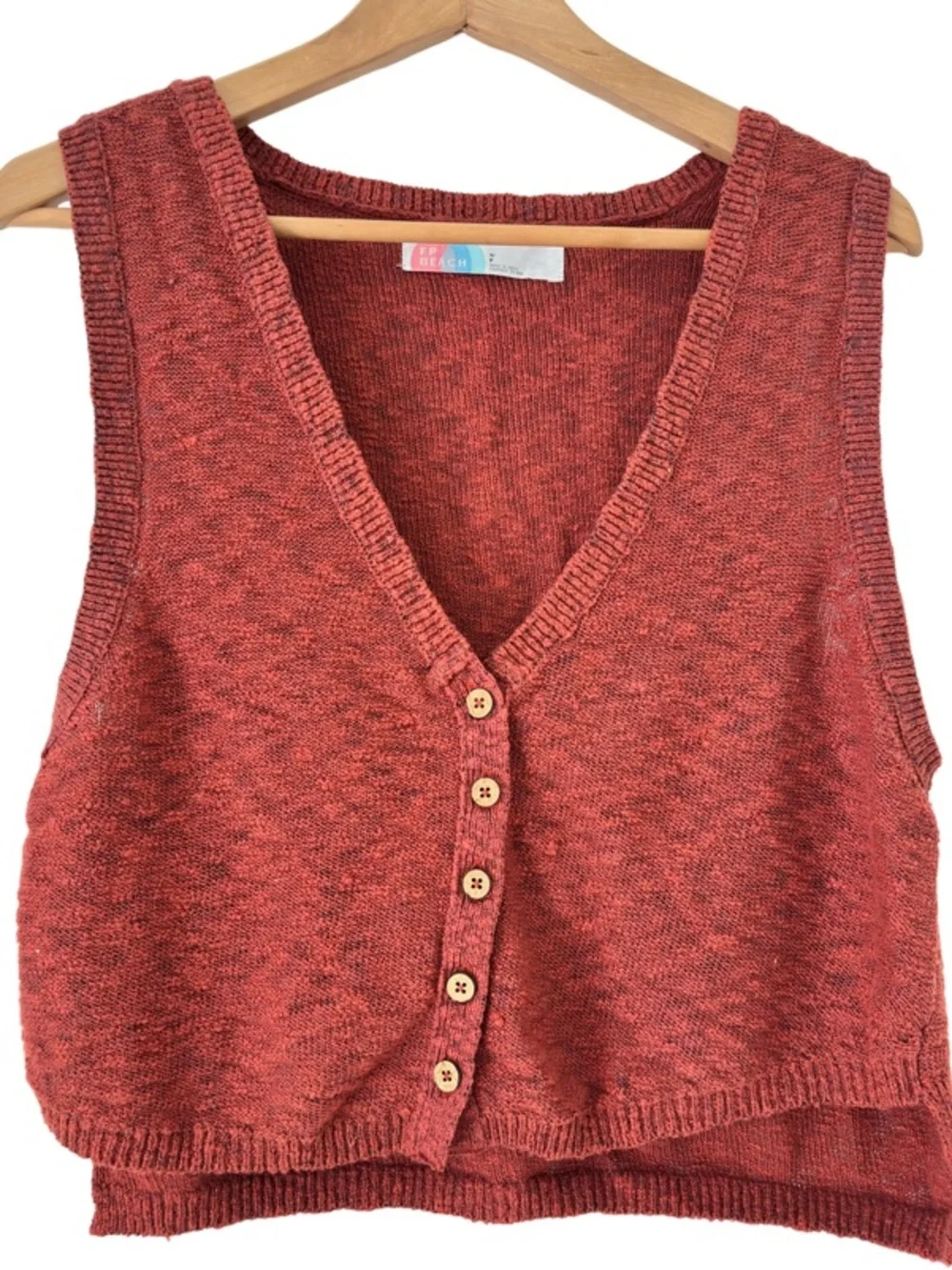 Free People Ruby Two Piece Sweater Pant Set in Chutney Size S